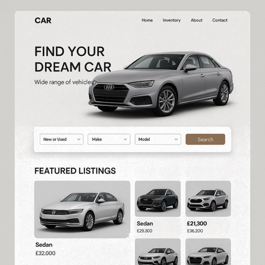 Car Website Design and Development | Car Website Design and Development company