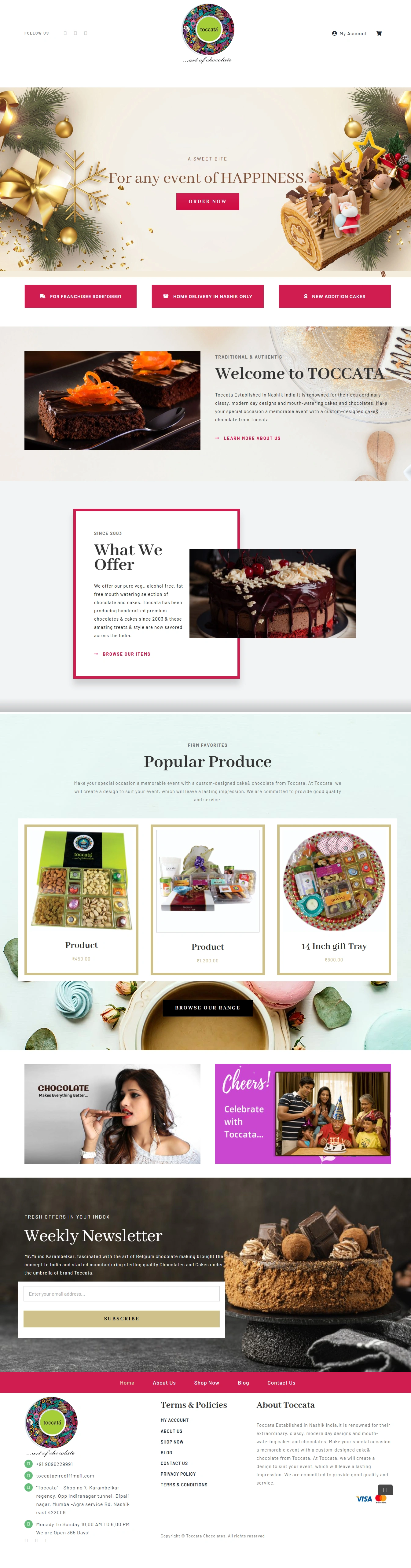 Toccata Cake Case Study