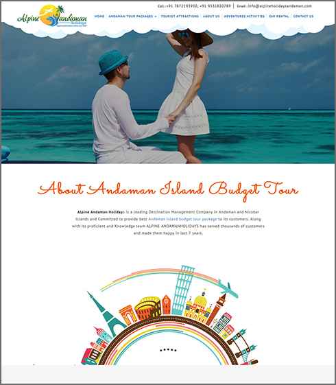 Tourism & Travel Website Design and Development